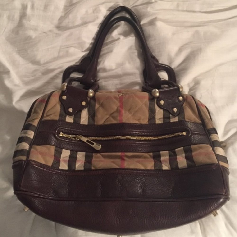 Burberry large shoulder bag